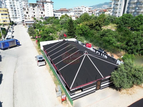 Kafeterya Plaj Kafe Kıl Çadır Kurulumu